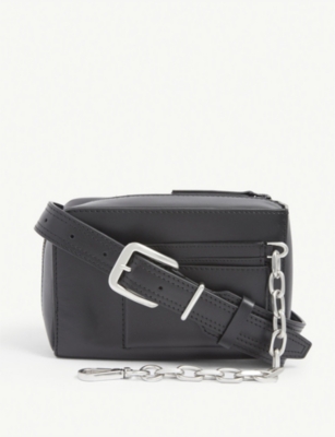 DRIES VAN NOTEN Leather chain belt bag Selfridges