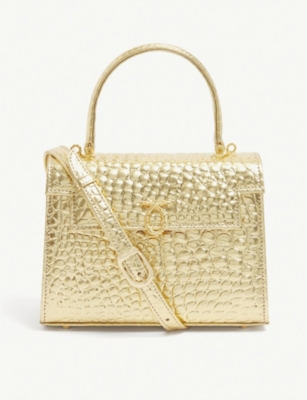 LAUNER - Traviata leather top handle bag | Selfridges.com