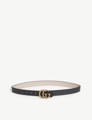 GUCCI - GG leather belt 2-8 years 