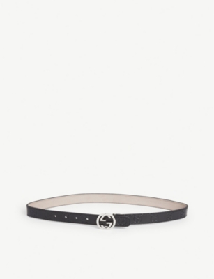 Mens gucci cheap belt selfridges