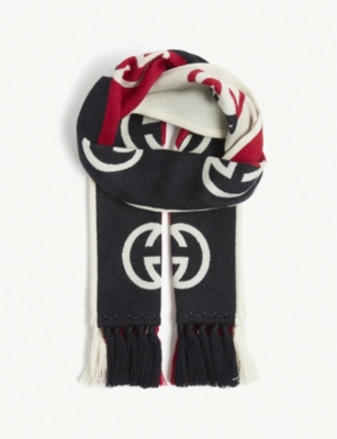 gucci scarf selfridges