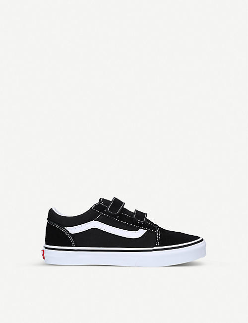 VANS: Old Skool V suede and canvas low-top trainers 9-10 years