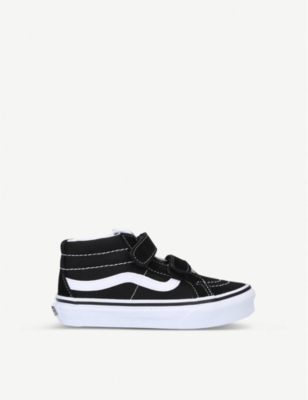 Vans Boys Blk/white Kids And Canvas High-top Trainers 6 Months – Years ModeSens