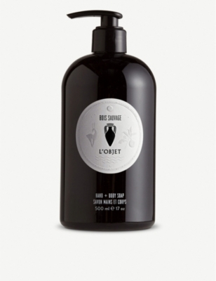 LOBJET: Bois Sauvage Hand and Body Soap 500ml