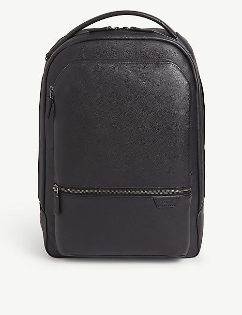 TUMI: Bradner grained leather backpack