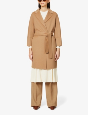 S MAX MARA - Arona belted wool coat | Selfridges.com