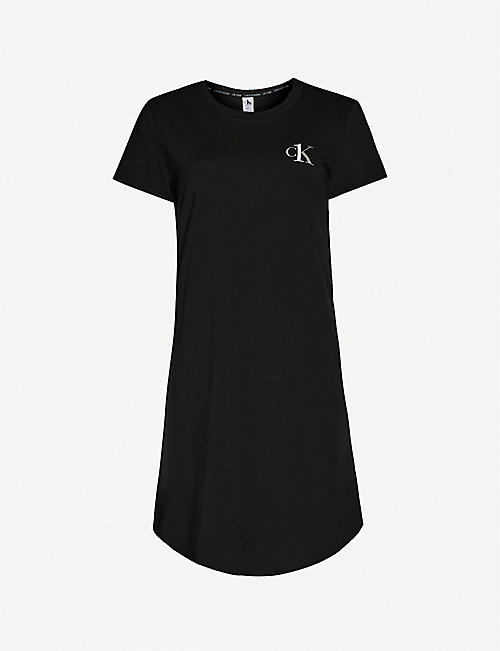 CALVIN KLEIN: CK One stretch-cotton nightshirt