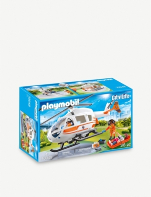 playmobil emergency medical helicopter