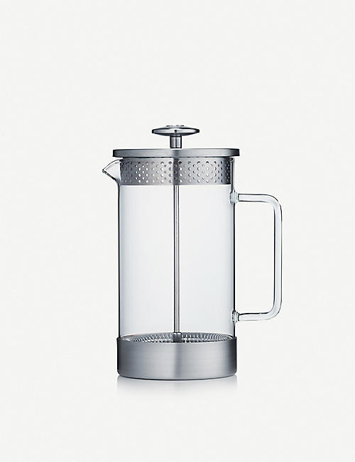 BARISTA & CO: Eight cup borosilicate glass and stainless-steel coffee press 1L