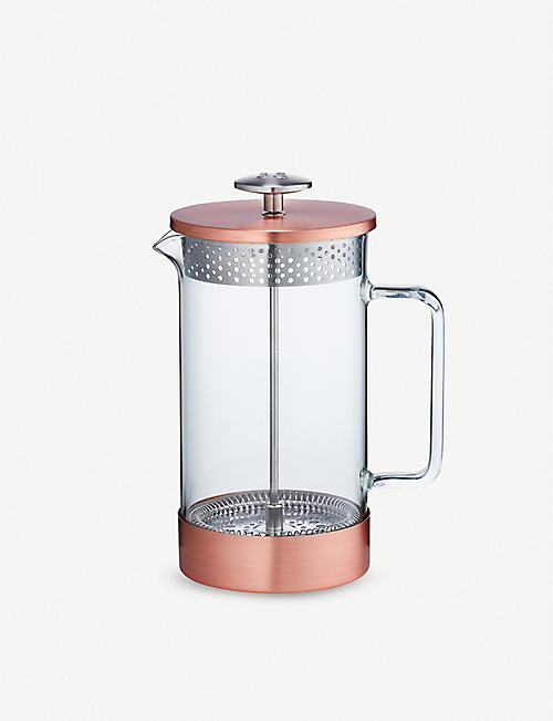 BARISTA & CO: Eight cup borosilicate glass and stainless-steel coffee press 1L