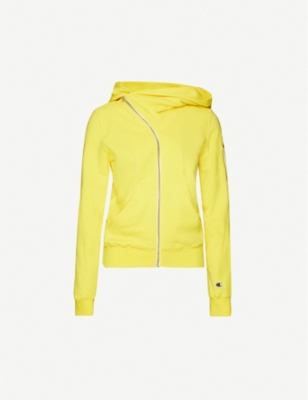 pastel yellow champion hoodie