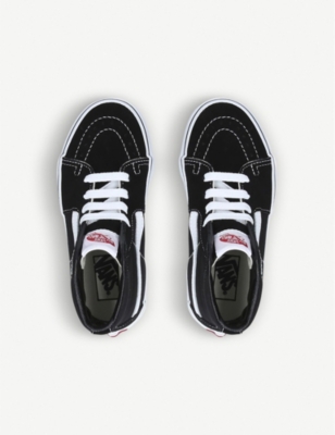 VANS: SK8-HI leather-canvas high-top trainers 4-8 years