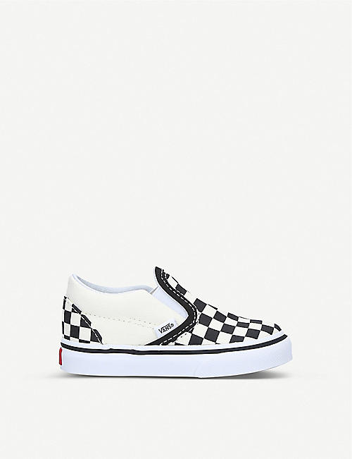 VANS: Slip-on canvas trainers 1-4 years