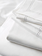 THE WHITE COMPANY: Symons Egyptian-cotton single flat sheet 180cm x 275cm