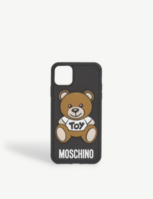 Moschino Bear Motif Logo Iphone 11 Pro Max Case Selfridges Com
