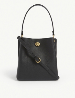 charlie leather bucket bag