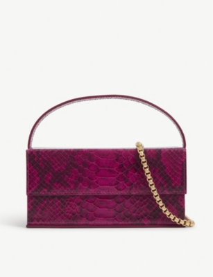 fuschia pink clutch bag