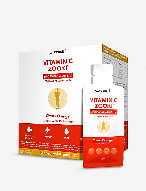 YOURZOOKI：Liposomal Vitamin C zooki 30 盒装
