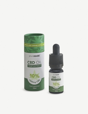 YOURZOOKI: 1,000mg 10% CBD oil 10ml