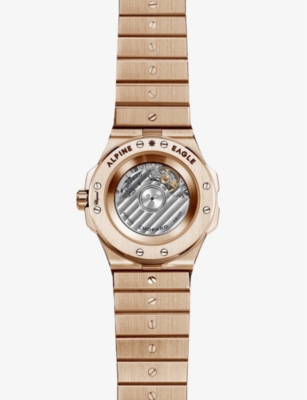 Chopard 295370-5002 Alpine Eagle Automatic 18ct Rose-gold And Diamond Watch In R Gold/white