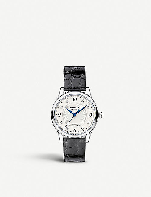 MONTBLANC: 111055C Bohème diamond and stainless steel watch