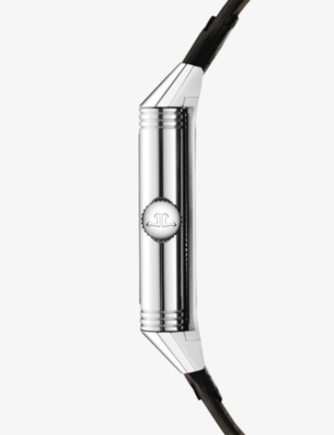 Shop Jaeger-lecoultre Men's Silver Q2438522 Reverso Medium Small Seconds Stainless Steel And Satin Watch