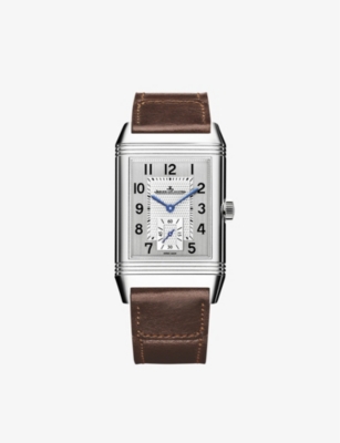 JAEGER-LECOULTRE: Q2438522 Reverso Medium Small Seconds stainless steel and satin watch