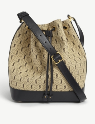 ysl monogram bucket bag