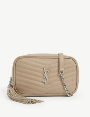 ysl lou camera bag beige