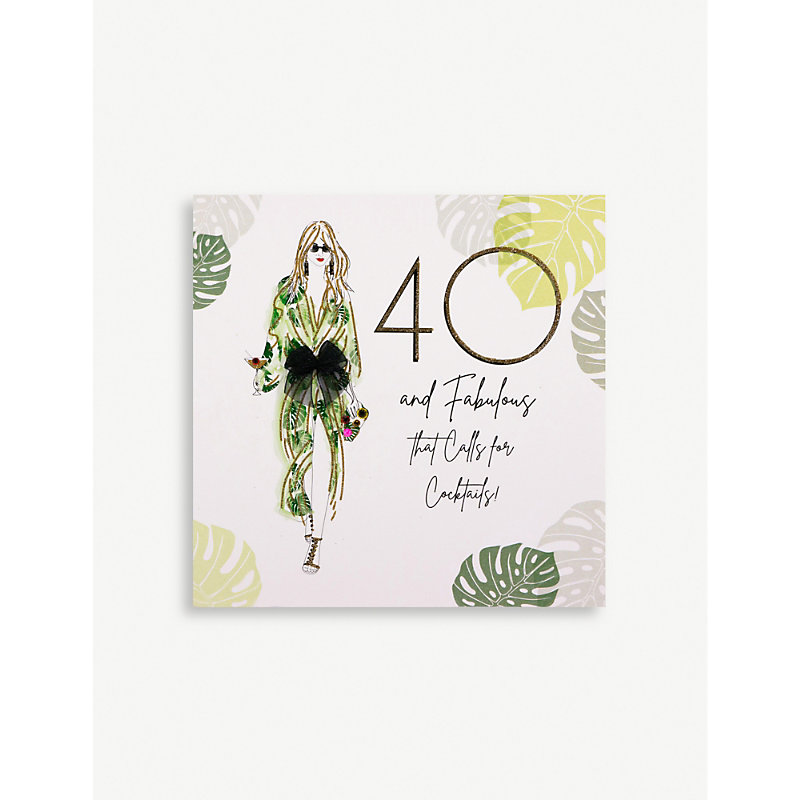 Five Dollar Shake-Femme 50th Carte d'anniversaire-champagne-Taille 16 cm x 16 cm