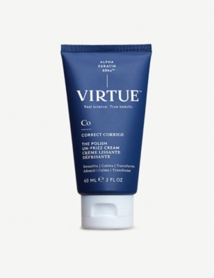 VIRTUE: Un-Frizz leave-in travel treatment cream 60ml