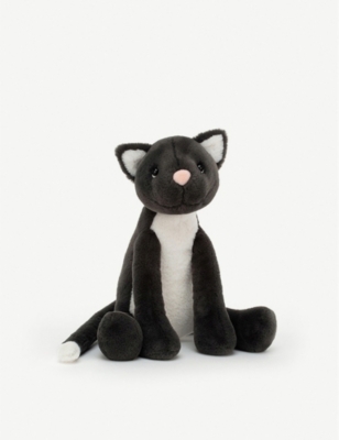 black cat soft toy