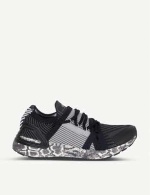 adidas white knitted trainers