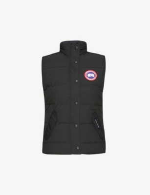 Canada Goose Freestyle Sleeveless Shell-down Gilet In Black