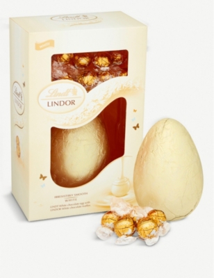 LINDT Lindor white chocolate eggs and truffles 285g