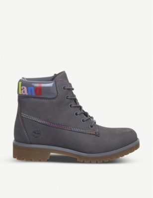 timberland rainbow boots
