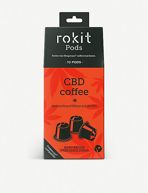 ROKIT: CBD coffee pods pack of 10