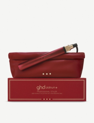 ghd Platinum+ limited-edition styler - Deep Scarlet