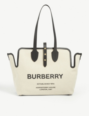 canvas tote bag burberry