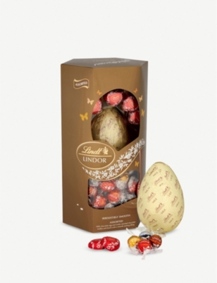 LINDT Assorted Lindor truffles milk chocolate Easter egg 355g