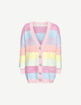 pastel stripe cardigan