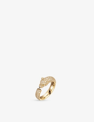 CARTIER: Panthère 18ct yellow-gold and diamond ring