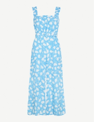 faithfull the brand blue jumpsuit