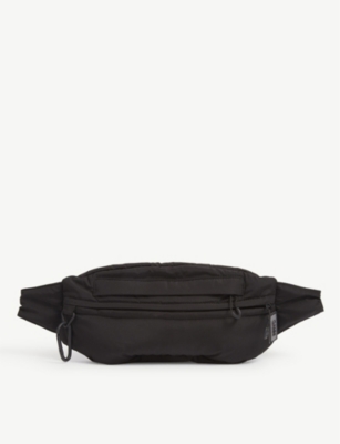 Ganni Tech Fabric Belt Bag In Black