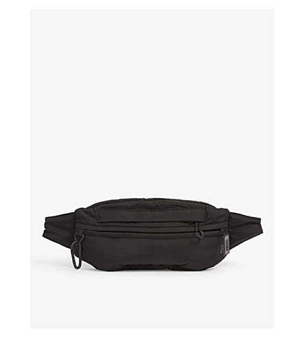 Ganni Tech Fabric Belt Bag In Black