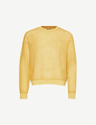 orange stussy jumper