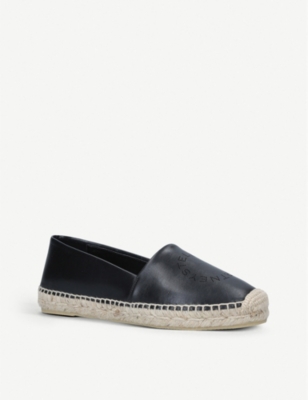 faux leather espadrilles