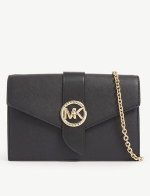 michael kors leather wristlet