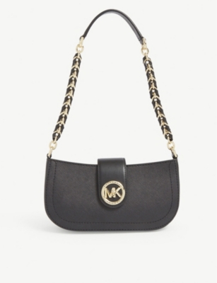 michael kors black shoulder purse