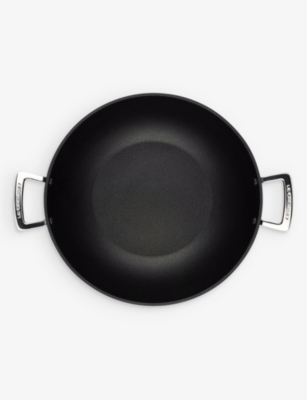 LE CREUSET TOUGHENED NON-STICK ALUMINIUM WOK 32CM 36420293